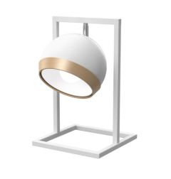 Milagro  Oval white lampa stołowa 1xe27