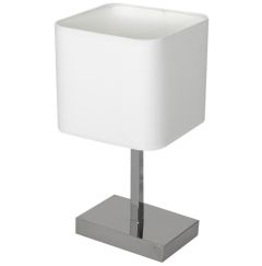 Milagro  Napoli white/chrome lampa stołowa 1xe27 