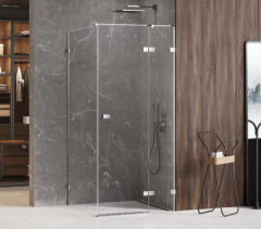 New Trendy Avexa kabina prysznicowe 110x100 cm drzwi prawe, szkło czyste 