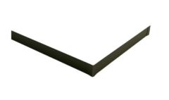 Ronal - Sanswiss Obudowa brodzika kwadratowego 80 cm 2/narożnik czarny mat