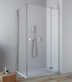Radaway Fuenta New KDJ Kabina prysznicowa 120x120 drzwi prawe chrom