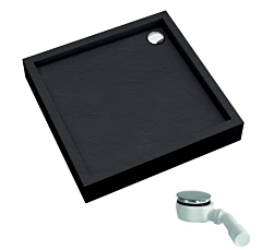 Schedline Schedpol Favory brodzik 90x90 kwadratowy czarny