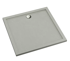 Schedline Sharper Brodzik akrylowy 80x80x4,5 cm cementowy kamień
