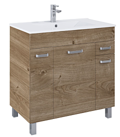 ELITA SUNN Komplet umywalka z szafką 800 x 456 x 821 mm Dąb Canela