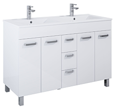 ELITA SUNN Komplet umywalka z szafką 1212 x 465 x 821 mm biały połysk