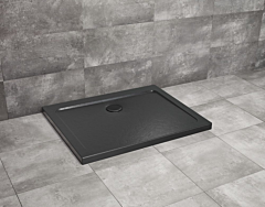 Radaway Doros D Stone Brodzik prostokątny 100x90 cm czarny
