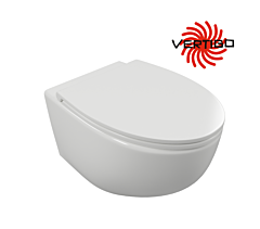 Excellent Bull Vertigo zestaw miska WC bezrantowa, z deską wolnoopad. slim, biały połysk