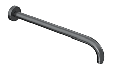 Excellent Ramię prysznicowe ścienne 40 cm okrągłe, grafit szczotkowany