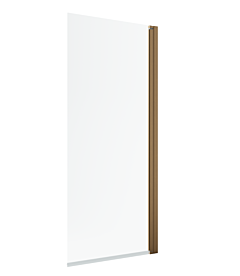 Radaway Nes Brushed Copper PNJ I Parawan nawannowy 100x150 cm prawy miedź szczotkowana