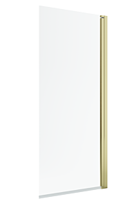 Radaway Nes Brushed Gold PNJ I Parawan nawannowy 100x150 cm prawy złoty