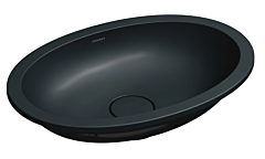 Omnires SHELL M+ Umywalka podblatowa, 48 x 31 cm black lava mat 
