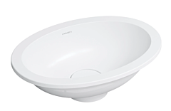 Omnires SHELL M+ umywalka podblatowa, 38 x 25 cm biały mat
