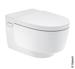 Geberit AquaClean Mera toaleta myjąca wisząca z TurboFlush, z deską WC z powłoką, kolor: biały