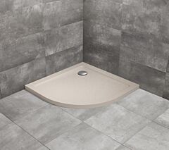 Radaway Doros A Stone brodzik półokrągły 80x80 cm wys. 4,5 cm Kaszmirowy