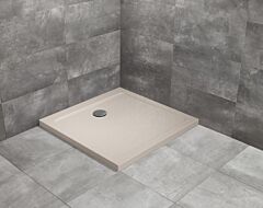 Radaway Doros C Stone brodzik kwadratowy 80x80x4,5 cm Kaszmirowy