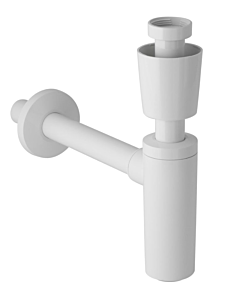 GEBERIT Syfon umywalkowy G 1 1/4" x 32 mm biały alpin z rozetką zaworu 