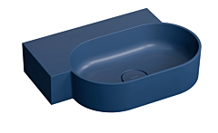  OMNIRES OVO M+ umywalka nablatowa/wisząca lewa 64x44 cm midnight blue mat