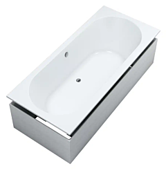 Schedline Celestia SET Wanna z nośnikiem 170x75 cm biały połysk