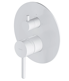 Omnires Y element natynkowy baterii prysznicowej 2-wyjściowej biały mat