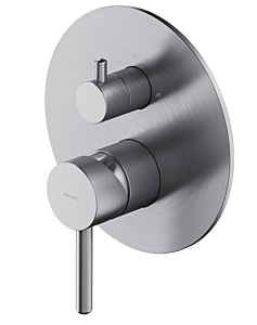 Omnires Y element natynkowy baterii prysznicowej 2-wyjściowej nikiel szczotkowany