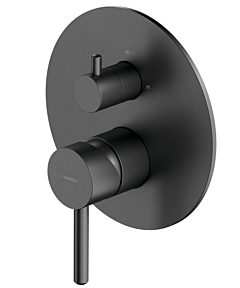 Omnires Y element natynkowy baterii prysznicowej 2-wyjściowej grafit szczotkowany
