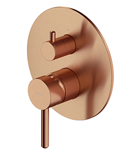 Omnires Y element natynkowy baterii prysznicowej 2-wyjściowej miedź szczotkowana
