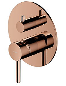 Omnires Y element natynkowy baterii prysznicowej 2-wyjściowej miedź połysk
