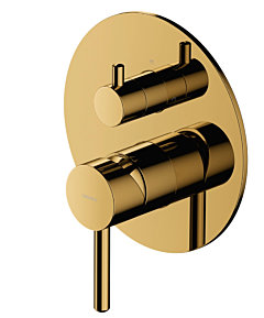 Omnires Y element natynkowy baterii prysznicowej 2-wyjściowej złoty połysk