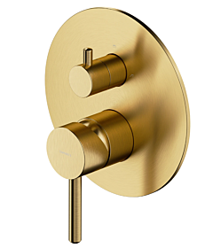 Omnires Y element natynkowy baterii prysznicowej 2-wyjściowej złoty szczotkowany 