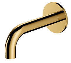 Omnires Y wylewka wannowa ścienna złoty połysk 