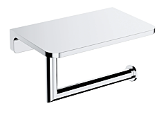 Omnires MODERN PROJECT  uchwyt na papier toaletowy z półką chrom połysk