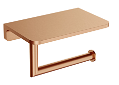 Omnires MODERN PROJECT  uchwyt na papier toaletowy z półką miedź szczotkowana