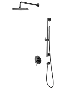 Omnires Y system prysznicowy podtynkowy, 2-wyjściowy grafit szczotkowany