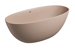 OMNIRES SHELL M+ wanna wolnostojąca z przelewem, 160 x 75 cm dune beige mat