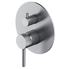 Omnires Y element natynkowy baterii prysznicowo-wannowej 3-wyjściowej nikiel szczotkowany