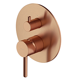 Omnires Y element natynkowy baterii prysznicowo-wannowej 3-wyjściowej miedź szczotkowana