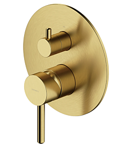 Omnires Y element natynkowy baterii prysznicowo-wannowej 3-wyjściowej mosiądz szczotkowany