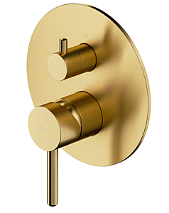 Omnires Y element natynkowy baterii prysznicowo-wannowej 3-wyjściowej złoty szczotkowany