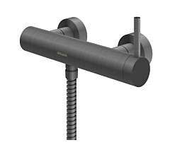 Kohlman Axel Bateria prysznicowa grafit szczotkowany