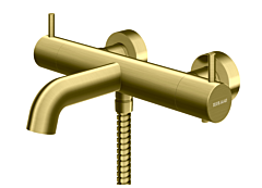 Kohlman Axel Bateria wannowa z termostatem kolor złoto szczotkowane