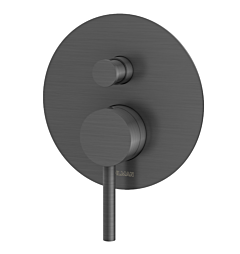 Kohlman Axel Bateria wannowa 2 wyjściami grafit szczotkowany