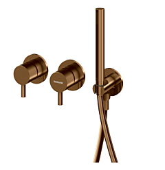 Kohlman Axel Bateria wannowa bez wylewki miedź szczotkowana