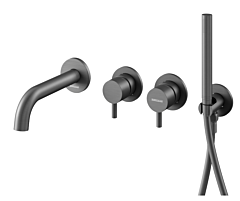 Kohlman Axel Bateria wannowa podtynkowa grafit szczotkowany