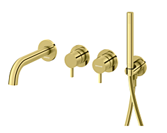 Kohlman Axel Bateria wannowa podtynkowa złoty połysk