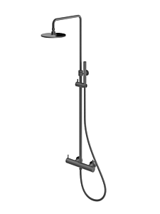 Kohlman Axel Kolumna prysznicowa z baterią termostatyczną kolor grafit szczotkowany