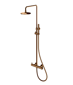 Kohlman Axel Kolumna prysznicowa z baterią termostatyczną miedź szczotkowana