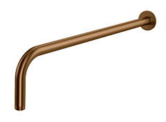 Kohlman Ramię do deszczownicy 44 cm ścienne miedź szczotkowana