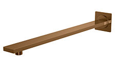 Kohlman Experience Gold Ramię do deszczownicy 38 cm ścienne miedź szczotkowana