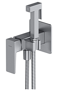 Omnires Parma system bidetowy podtynkowy nikiel szczotkowany