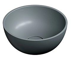 Omnires SHELL M+  umywalka nablatowa  Ø35 cm ash grey mat